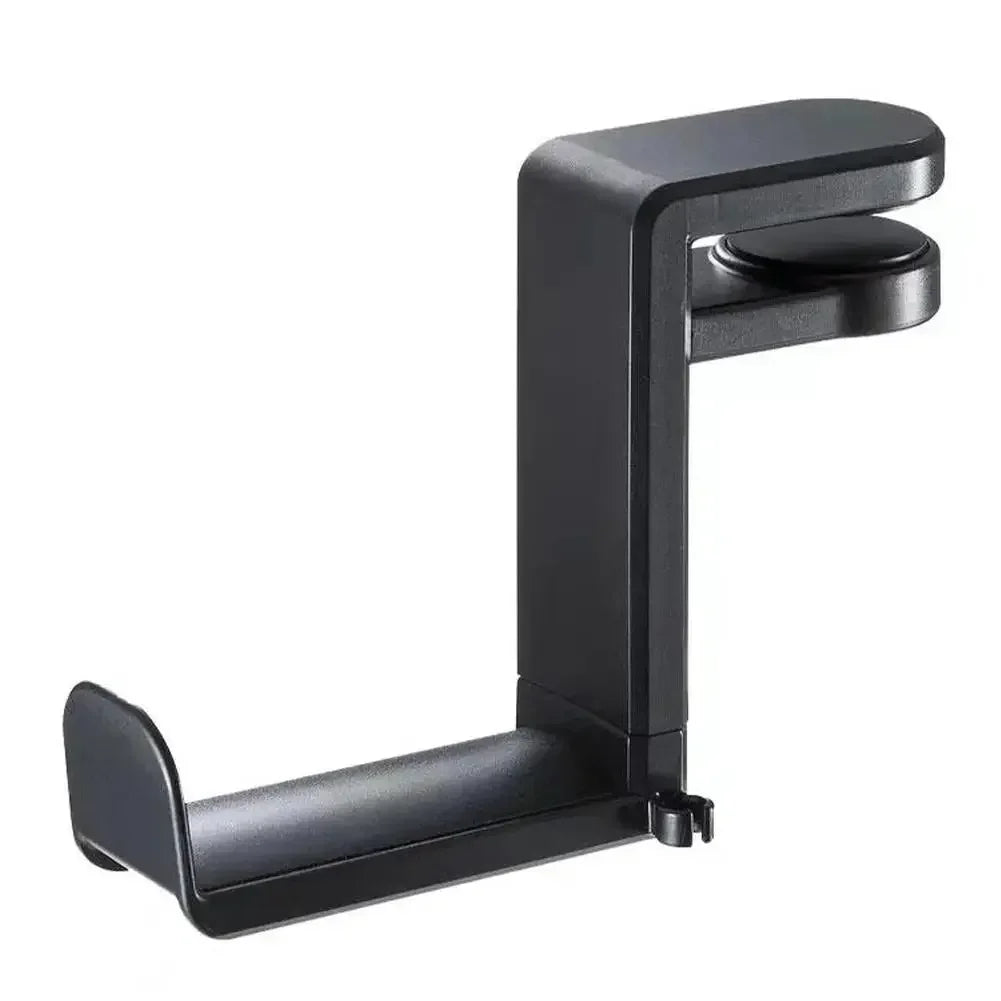 No Punch Headphone Hook Clip Holder Gaming Headset Stand PC Adjustable Headphone Bracket Desk Hanger with Cable Clips Universal