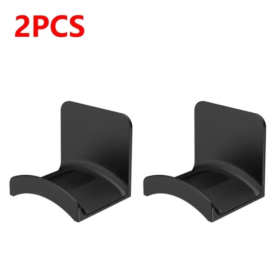 No Punch Headphone Hook Clip Holder Gaming Headset Stand PC Adjustable Headphone Bracket Desk Hanger with Cable Clips Universal