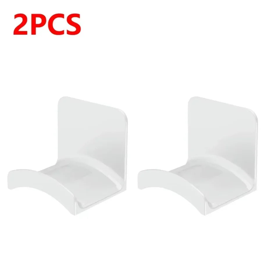 No Punch Headphone Hook Clip Holder Gaming Headset Stand PC Adjustable Headphone Bracket Desk Hanger with Cable Clips Universal