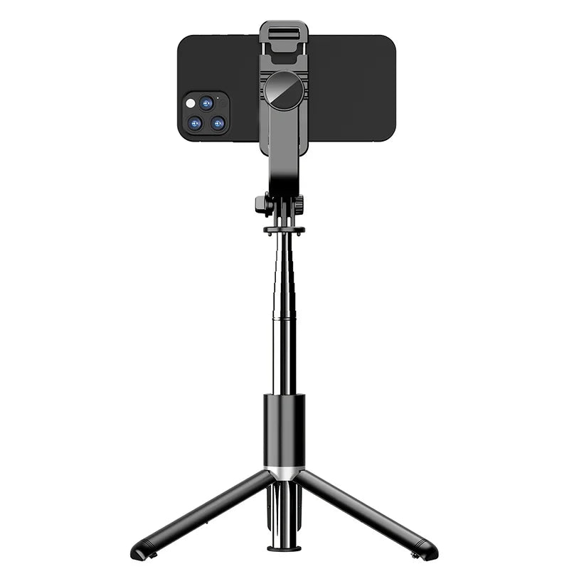 40 Inch Retractable Selfie Stick Professional Floor Tripod for Live Streaming, with Wireless Remote, 360° Rotation, Stable Anti-