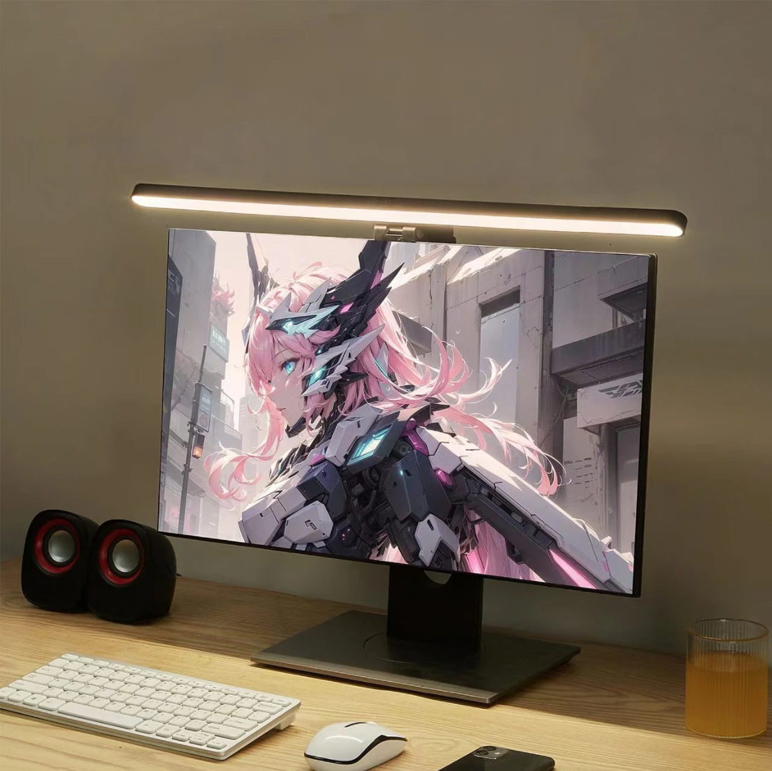 RGB LED Monitor Light Bar for Gaming, Work & Home Office Setups